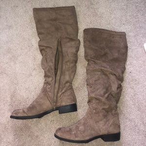 Brown Knee High Boots